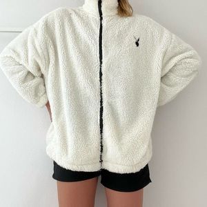 Playboy by Pacsun Oversized Playboy sherpa zip-up
